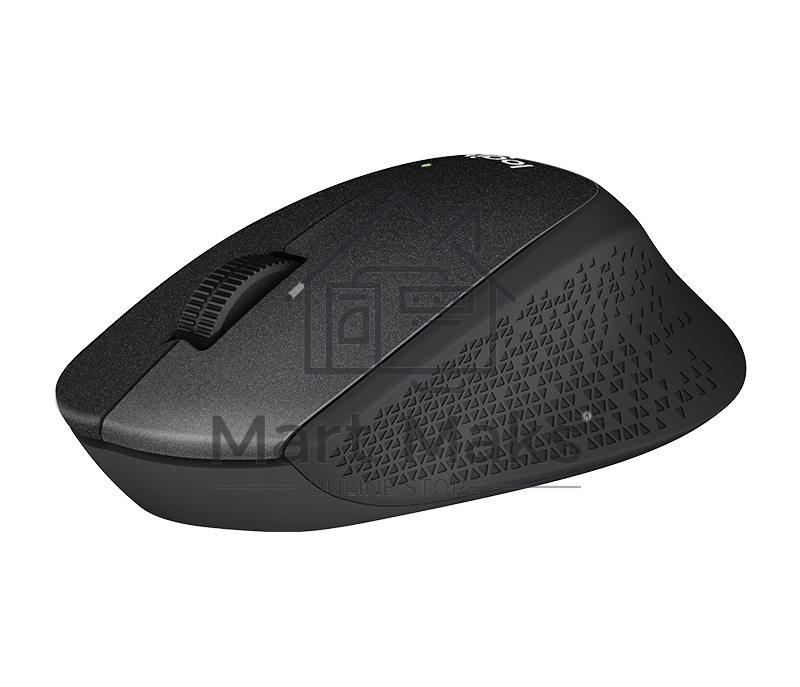 Мышь беспроводная Logitech M330 SILENT PLUS черный, 1000 dpi, радиоканал, USB, кнопки - 3