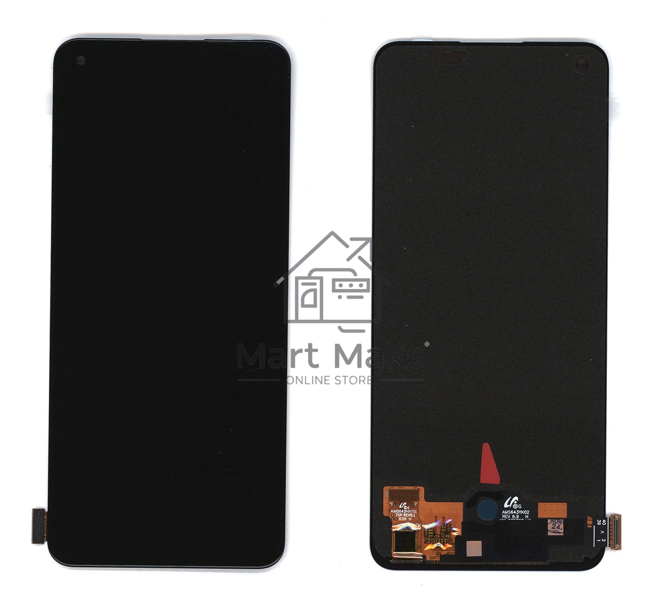 Дисплей для OPPO A78 4G в сборе с тачскрином черный