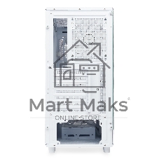Компьютерный корпус HSPD M510, Mesh Mid Tower, белый, TG, 0.5 SPCC, 4x120мм ARGb ATX, mATX, mITX 180/280/160мм 1x2.5