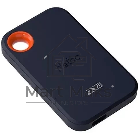 Флеш диск Netac ZX20 2TB USB 3.2 Gen 2 Type-C External SSD, R/W up to 2000MB/1800MB/s, with USB C to A cable and 20Gbps USB C to C cable 5Y wty