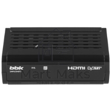 Приставка для цифрового ТВ BBK SMP025HDT2 черный, DVB-T2, DVB-T, HDMI, USB 2.0