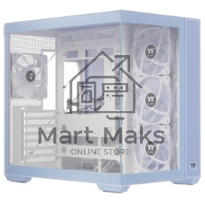 Компьютерный корпус Thermaltake View 380 TG ARGB синий без БП ATX 6x120мм 2x140мм 1x200мм 2xUSB3.0 audio bott PSU