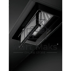 Встраиваемая вытяжка Kuppersberg INSHINE 61 BG, High-Tech, 52 см, сенсорное управление, пульт ДУ, 3 скорости, 525 м3/ч, обратный клапан, LED освещение, угольный фильтр KFY-1 (опция), уровень шума 69 дБ, цвет черный
