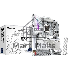Материнская плата GIGABYTE Z890 AORUS PRO ICE, LGA1851, Intel Z890, 4xDDR5, 4xSATA, 5xM.2, 1xPCIe 5.0 x16, USB Type-C, 1x5Gb LAN, Thunderbolt, 2x3.5 мм, 7.1, ATX