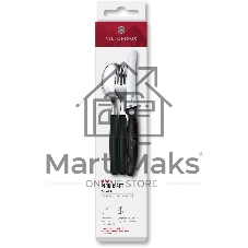 Набор столовых приборов Victorinox Swiss Classic для пикника/офиса набор из 3предм. черный (6.7193.3F)