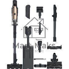 Пылесос вертикальный Haier C6 Pro серый/золотистый, питание от аккумулятора, 250 Вт, уборка сухая, пылесборник 0.7 л