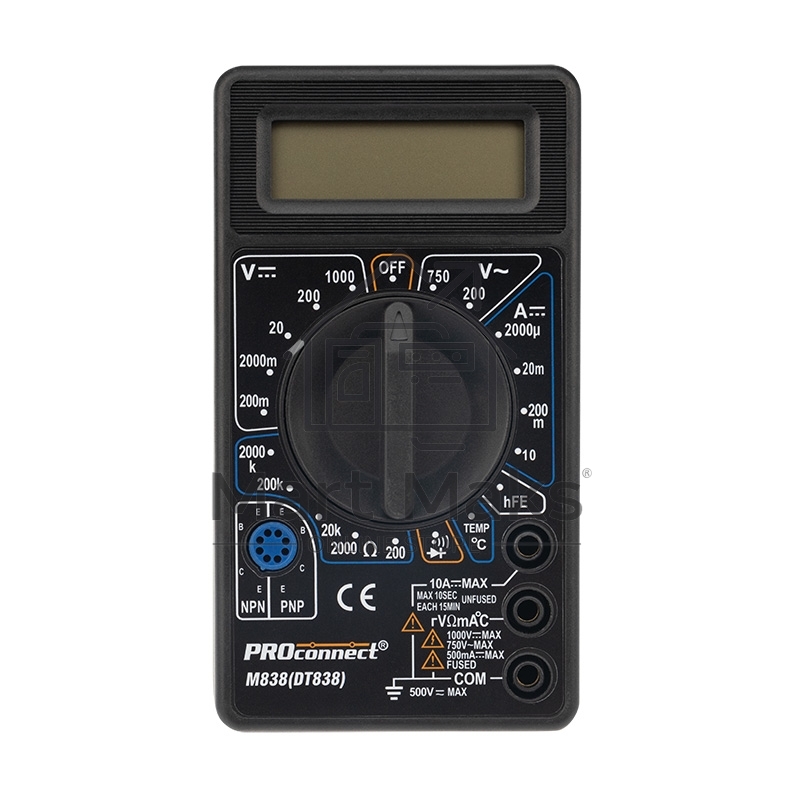Портативный мультиметр M838 (DT838) PROconnect
