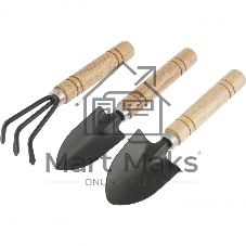 Набор по уходу за комнатными растениями Palisad деревянные рукоятки, 3 предмета