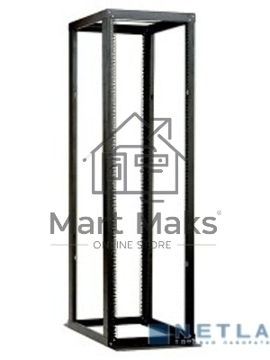 Стойка двухрамная ЦМО СТК-С-45.2.1000 45U 560ммX1280мм направл.закл.гайки 480кг серый