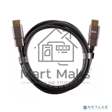 Кабель соединительный DISPLAY PORT v1.4, 8K@60Hz, 2m Aopen/Qust<ACG633-2M>