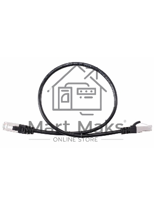 Патч-корд литой AOpen ANP522B-BK-0.5M FTP cat.5e (7/0.16) черный 0,5m