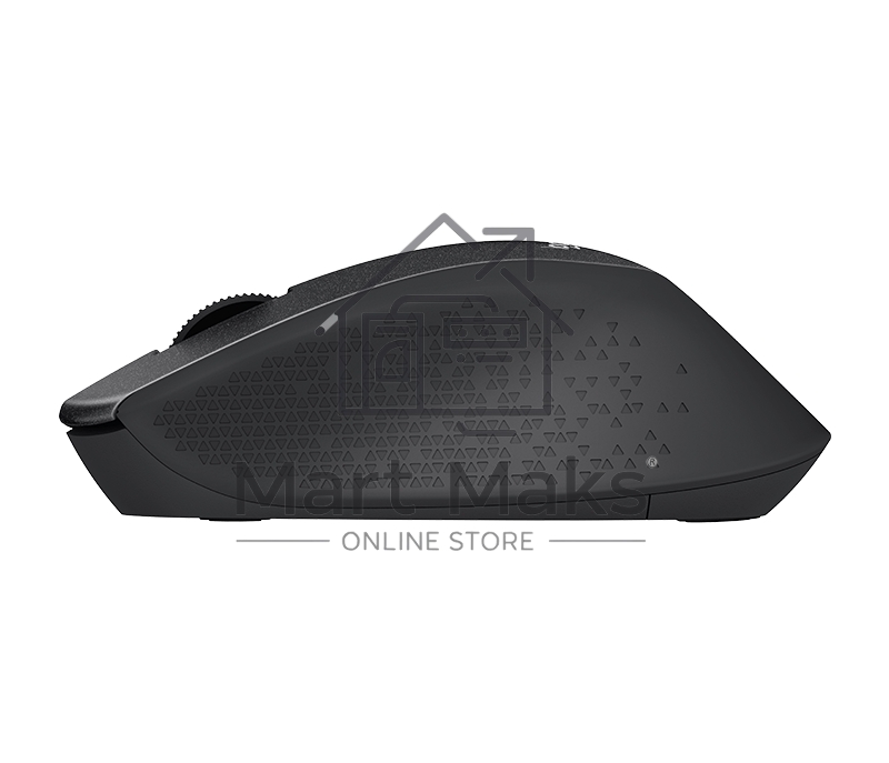 Мышь беспроводная Logitech M330 SILENT PLUS черный, 1000 dpi, радиоканал, USB, кнопки - 3
