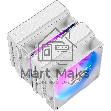 Кулер Ocypus Delta A62 WH ARGb белый 260W/All Intel/AMD AM*/2 fans/Screws