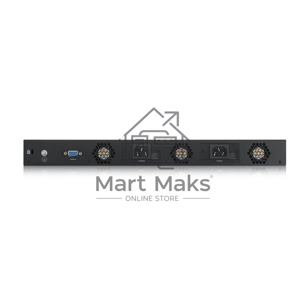 Коммутатор ZYXELXGS4600-52F AC L3 Managed Switch, 48 port Gig SFP, 4 dual pers. and 4x 10G SFP+, stackable, dual PSU AC