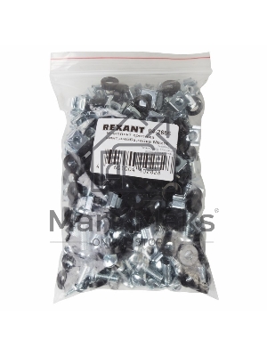 Комплект крепежа винт+шайба+гайка M6x16