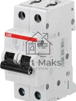 Выключатель автоматический ABB 2CDS252001R0324 авт. мод. 2п c 32а s202 6ка