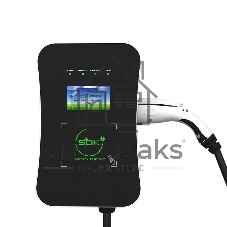 Зарядная станция S'OK Green Energy M3W Series Wallbox EV Charger SM3W31116542-7wf, 3-phase, 11kw (16a/ 380v), OCPP 1.6J, RFID, WiFi, LAN, уровень защиты IP54, кабель 7.5м