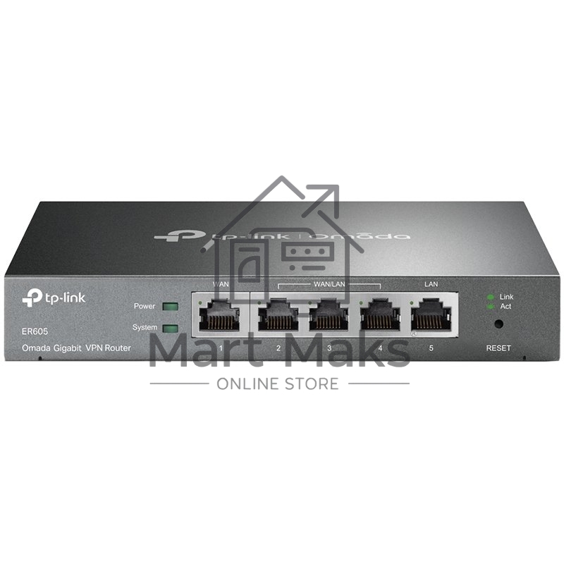 Роутер TP-Link SafeStream ER605 10/100/1000BASE-TX черный