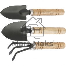 Набор по уходу за комнатными растениями Palisad деревянные рукоятки, 3 предмета