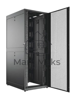 Шкаф коммутационный C3 Solutions (C3.RF4805) напольный 48U 750x1200мм пер.дв.перфор. задн.дв.перфор. 2 бок.пан. направл.под закл.гайки 1120кг черный