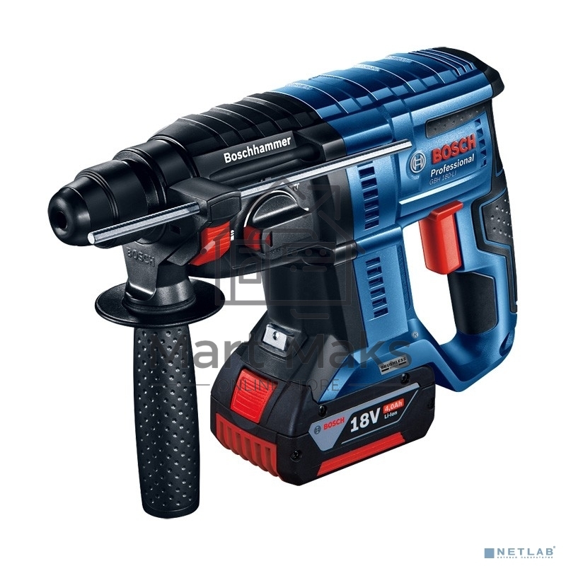 Перфоратор Bosch GBH 180-LI BL патрон:SDS-plus уд.:2Дж аккум. (кейс в комплекте)