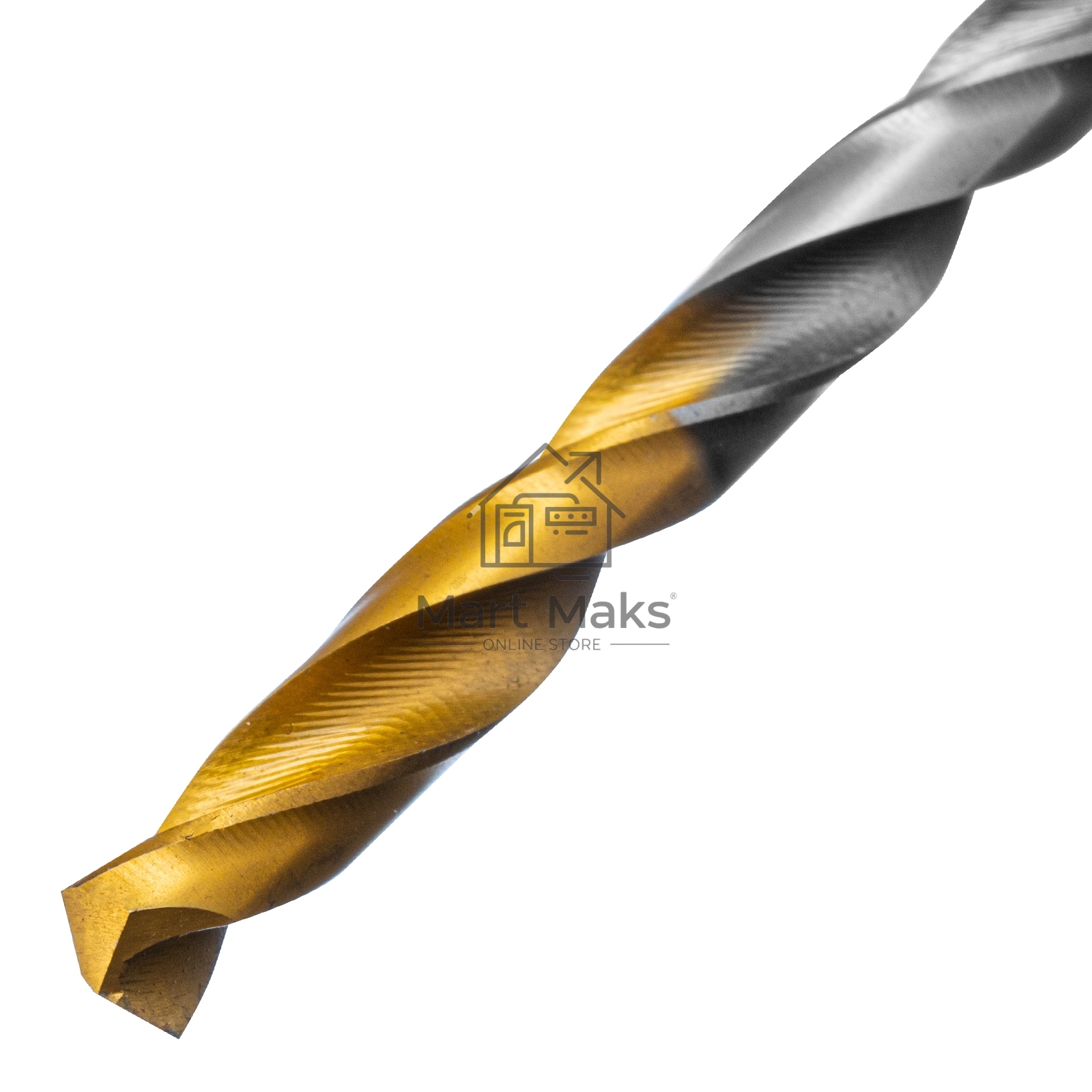 Сверло спиральное по металлу 5,5 x 93мм, Р6М5, Golden Tip Denzel