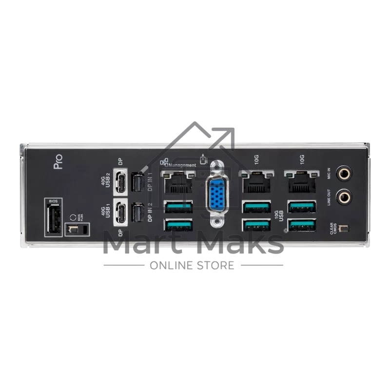 Материнская плата ASUS Pro WS WRX90E-SAGE SE, sTR5, AMD WRX90, 8xDDR5, 4xSATA, 4xM.2, 6xPCI-E 5.0 x16, 1xPCI-E 5.0 x8, 1xVGA, 2xMiniDP, 3x 10Gb LAN, 6xUSB-A 3.2 Gen 2, 1xUSB-A 2.0, 2xUSB-C USB4, 2x3.5 мм, 5.1, SSI EEB