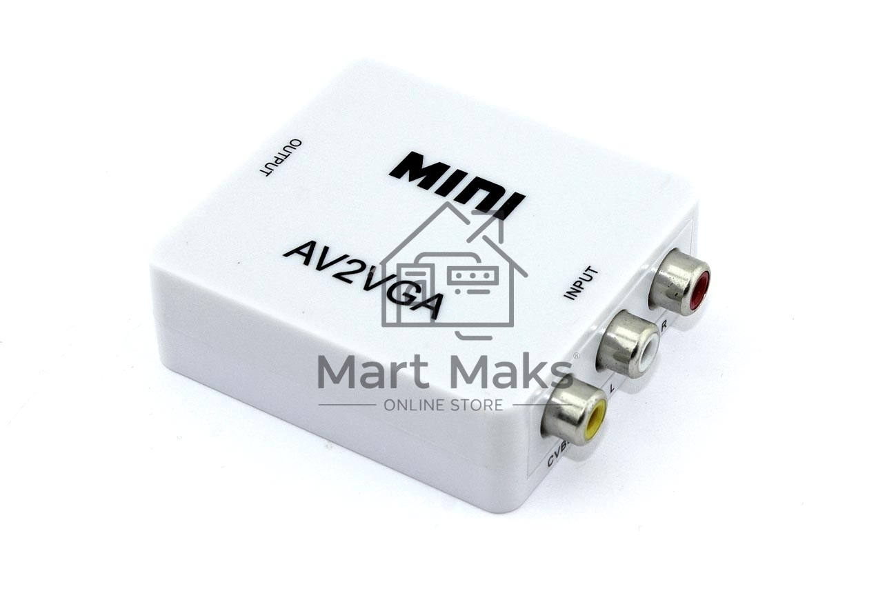 Переходник с AV (тюльпаны) на VGA