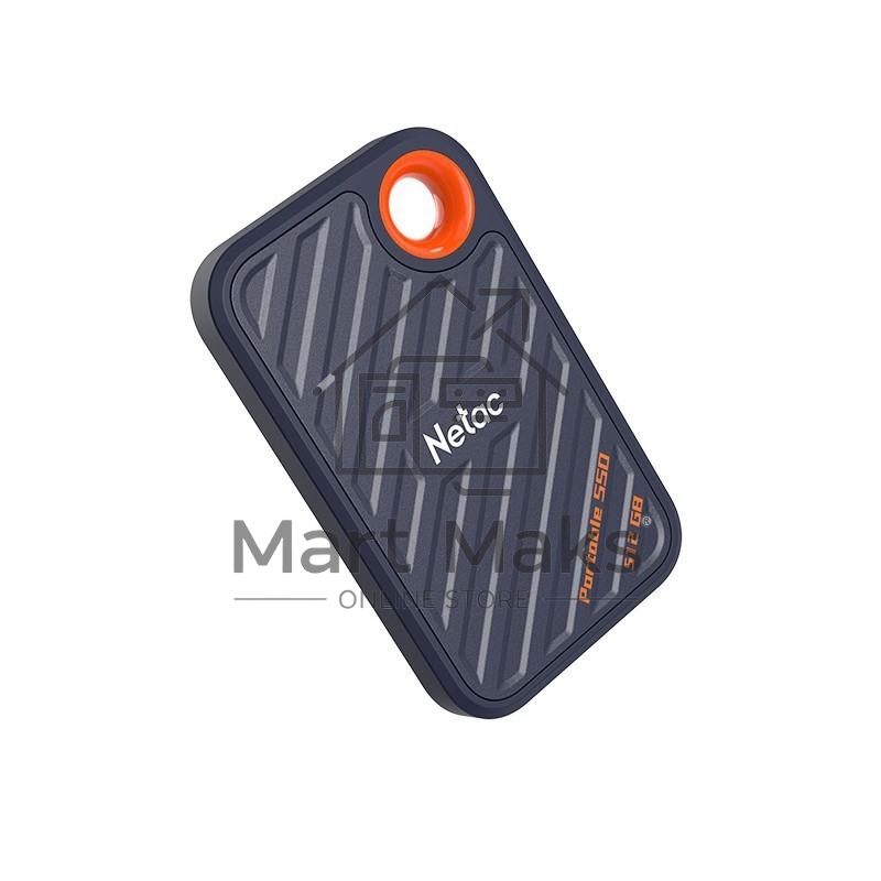Флеш диск Netac ZX20 2TB USB 3.2 Gen 2 Type-C External SSD, R/W up to 2000MB/1800MB/s, with USB C to A cable and 20Gbps USB C to C cable 5Y wty