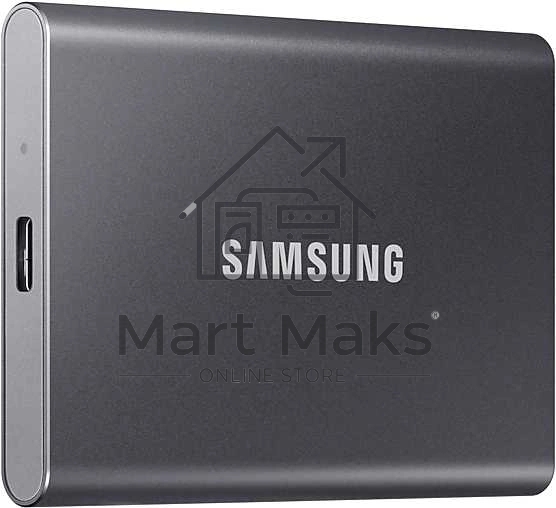Твердотельный диск Samsung T7 Shield MU-PC2T0K серый титан, 4TB 3D NAND TLC, USB 3.2 Type-C R/W - 1050/1000 MB/s
