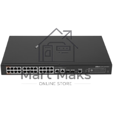 Коммутатор Dahua DH-SG5036FX, 24×1 Гбит/с SFP + 8×1 Гбит/с RJ45 + 4×10 Гбит/с SFP+, управляемый
