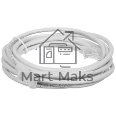 Патч-корд медный UTP Cablexpert PP10-3M/B cat.5e, 3м, литой, многожильный, синий