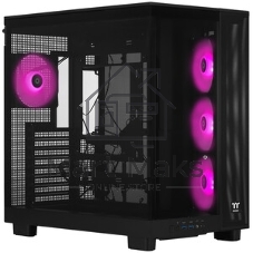 Компьютерный корпус Thermaltake View 380 XL TG ARGB черный без БП E-ATX 2x120мм 2xUSB3.0 audio bott PSU