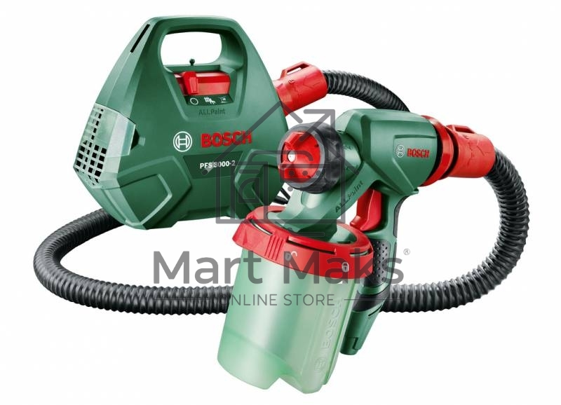 Краскопульт Bosch PFS 3000-2 650Вт бак:1000мл 300мл/мин