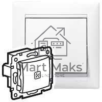 Механизм выключателя 1-кл. СП Valena 10А IP31 с подсветкой бел. (DIY-упак.) Leg 694261