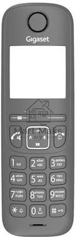 Дополнительная трубка Dect Gigaset AS690HX черный для AS690