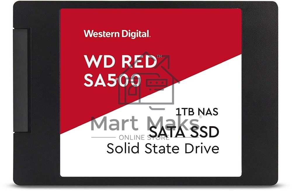 Накопитель SSD WD Red SA500 NAS 3D NAND WDS100T1R0A 1ТБ 2,5