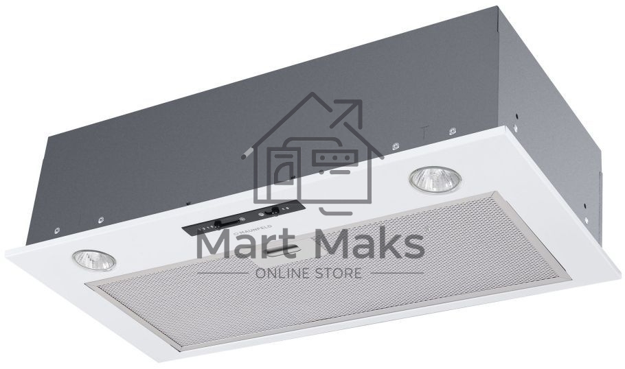 Вытяжка встраиваемая Maunfeld Crosby Light (C) 60 белый, 60 см, 850 куб. м/ч, 48 дБ
