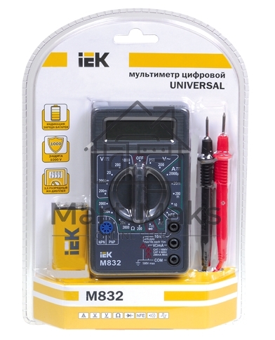 Мультиметр Iek TMD-2S-832 цифровойUniversal M832 IEK