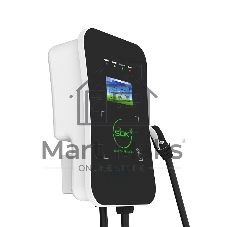 Зарядная станция S'OK Green Energy M3W Series Wallbox EV Charger SM3W31116542-7wf, 3-phase, 11kw (16a/ 380v), OCPP 1.6J, RFID, WiFi, LAN, уровень защиты IP54, кабель 7.5м