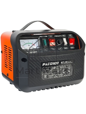 Устройство пуско-зарядное PATRIOT BCT-30 Boost 220В±15% 900Вт 12/24В зарядmax23А 55-270А/ч 7.3кг