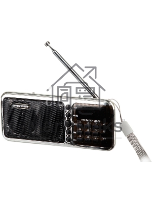 Радиоприемник портативный Сигнал РП-226BT черный USB microSD