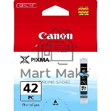 Картридж струйный CLI-42 PC (6388B001) для Canon PIXMA PRO-100, фото голубой, 292 стр.