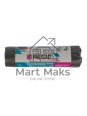 Пакеты для мусора 60 л x 20 шт. серые, HomePalisad