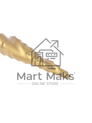 Сверло Matrix ступенчатое,4-5-6-7-8-9-10-11-12 мм, HSS, спиральный проф.