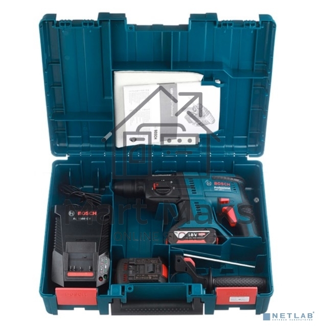Перфоратор Bosch GBH 180-LI BL патрон:SDS-plus уд.:2Дж аккум. (кейс в комплекте)