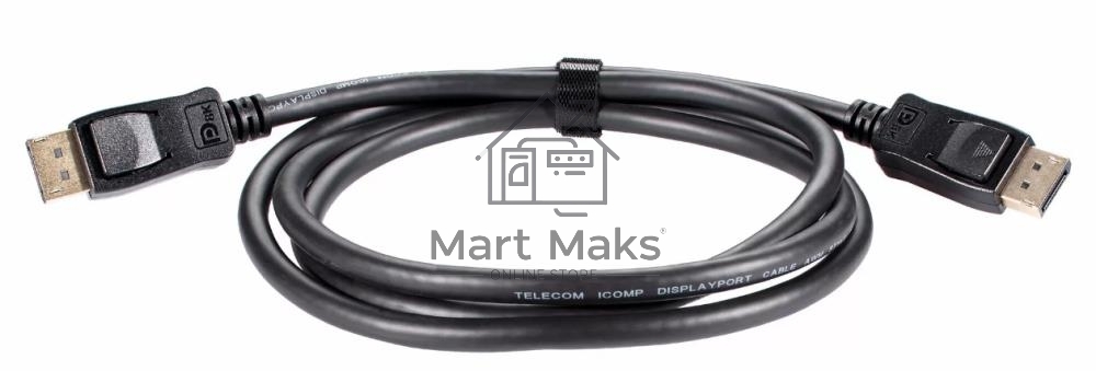 Кабель соединительный Telecom TCG745C-1.5M DP-DP 1.4V 8K@60Hz 1.5м, Econom