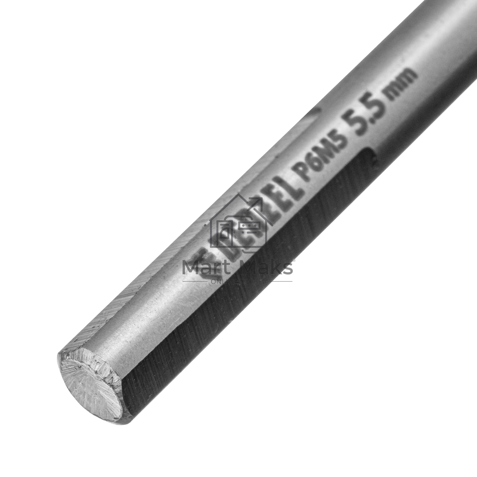 Сверло спиральное по металлу 5,5 x 93мм, Р6М5, Golden Tip Denzel