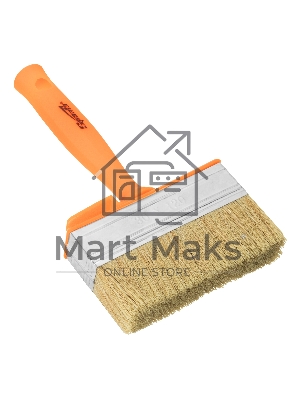 Кисть-ракля Sparta 30х120 мм, натуральная щетина, пластмассовый корпус, пластмассовая рукоятка