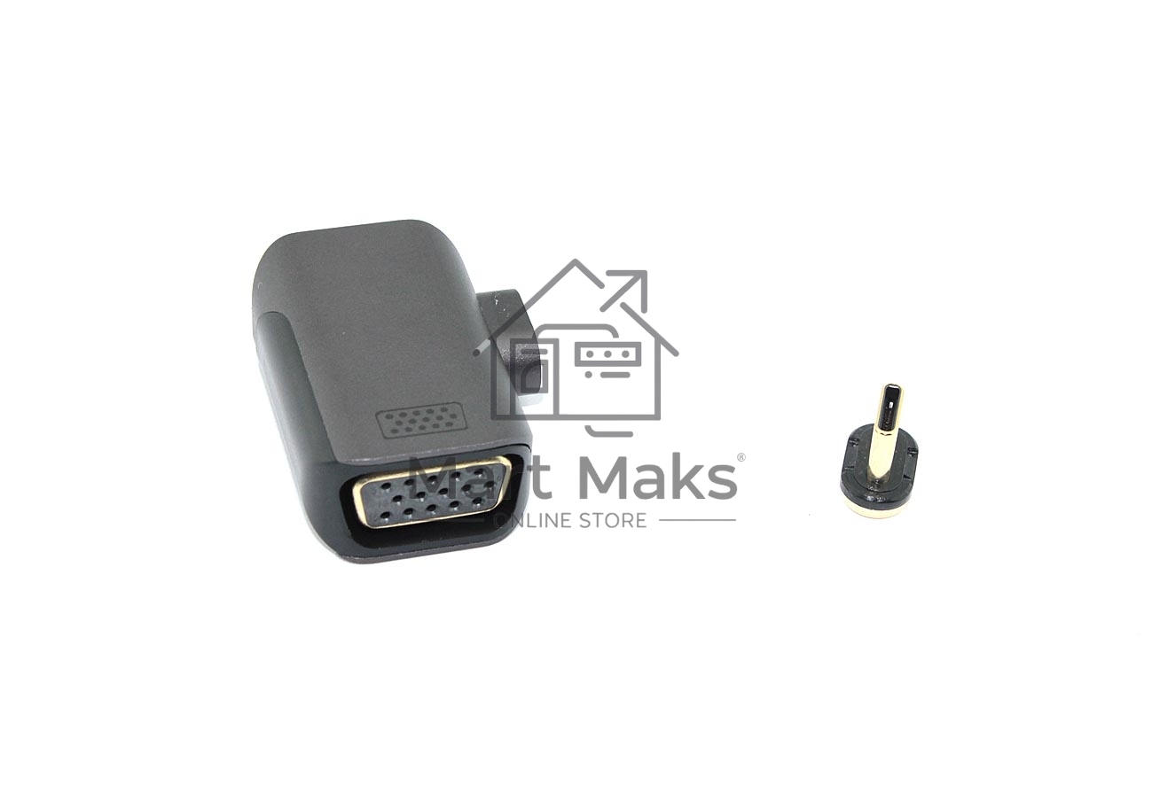 Переходник Type C папа на VGA мама с магнитным разъемом